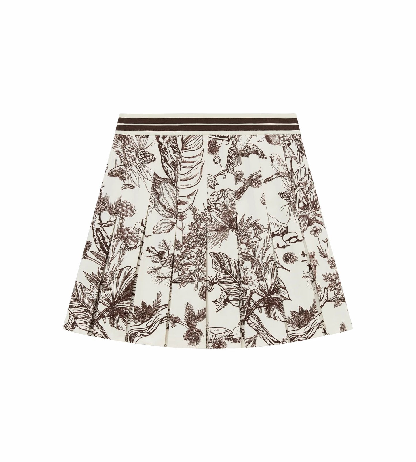 Head Golf Womens Pleat Skirt - Brown-Botanical