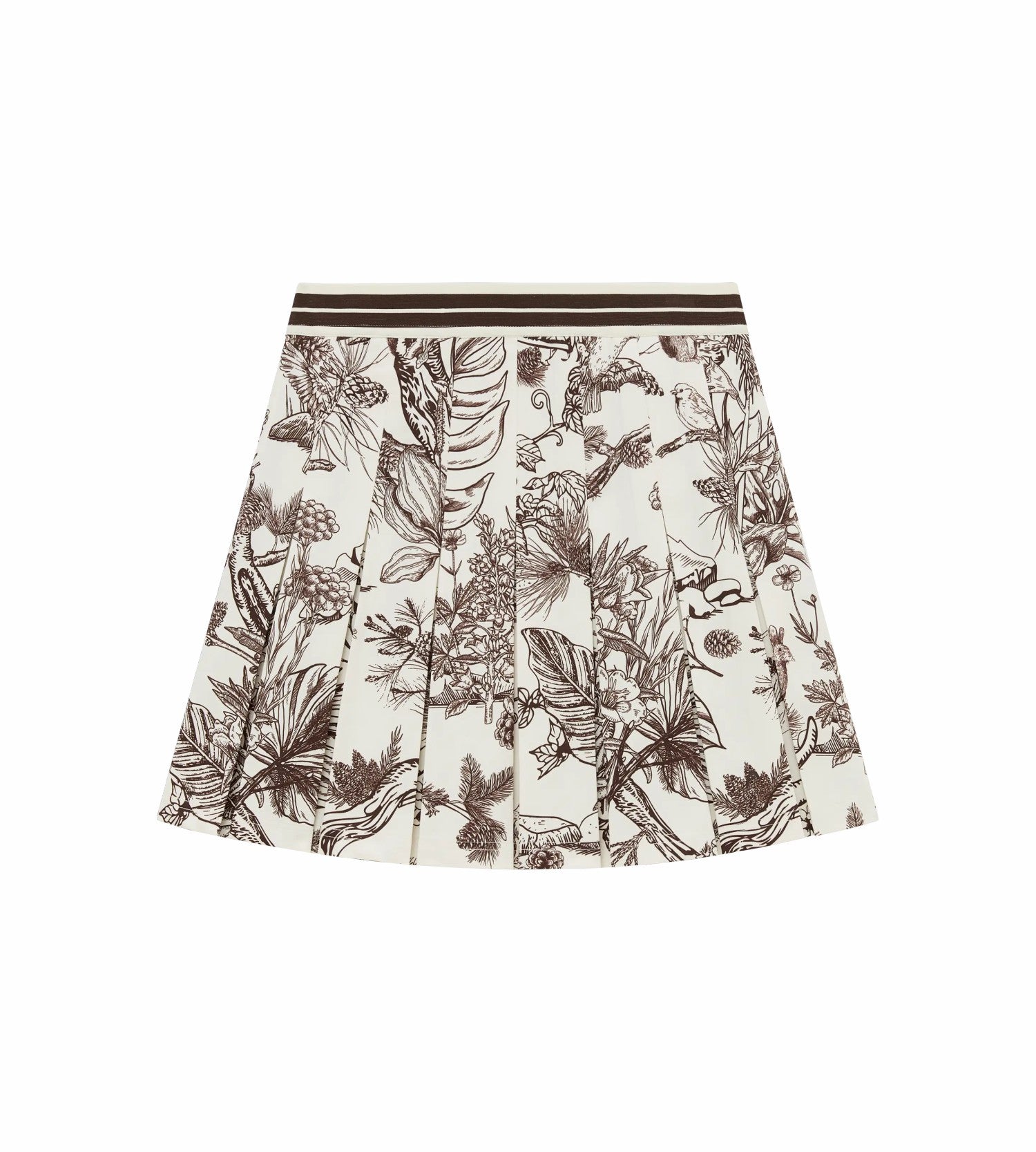 Head Golf Womens Pleat Skirt - Brown-Botanical
