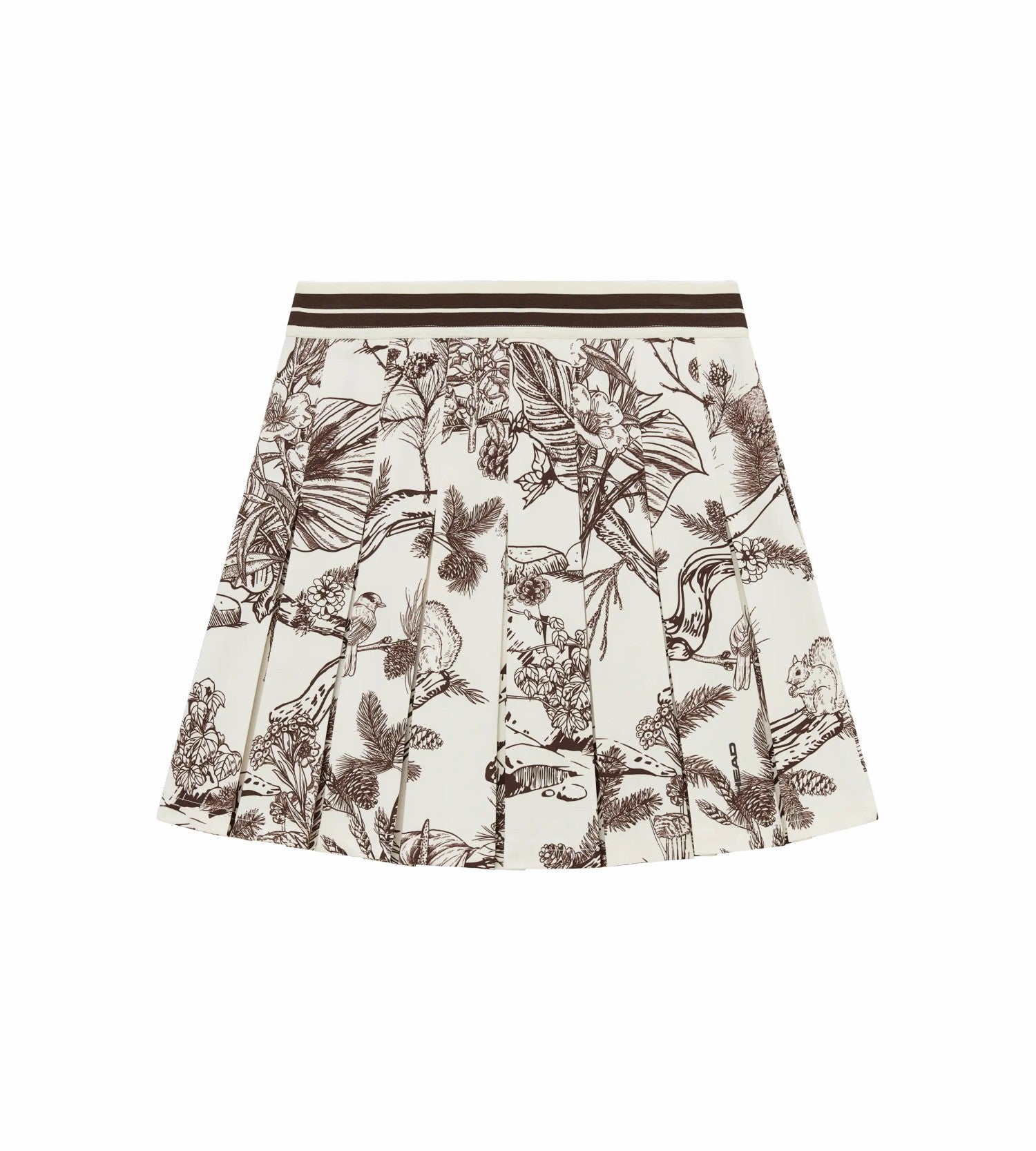 Head Golf Womens Pleat Skirt - Brown-Botanical