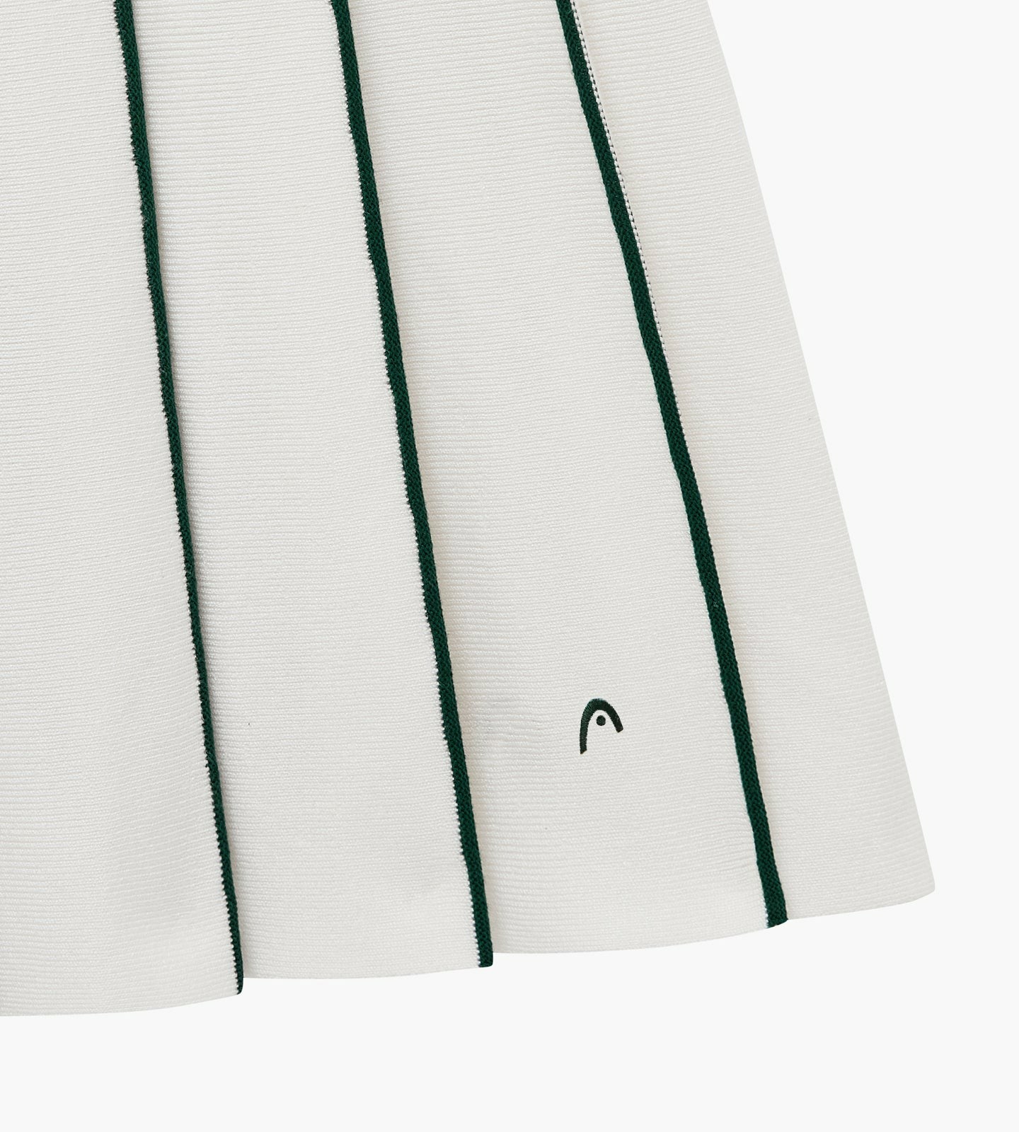 Head Golf Knit Pleat Skirt - White