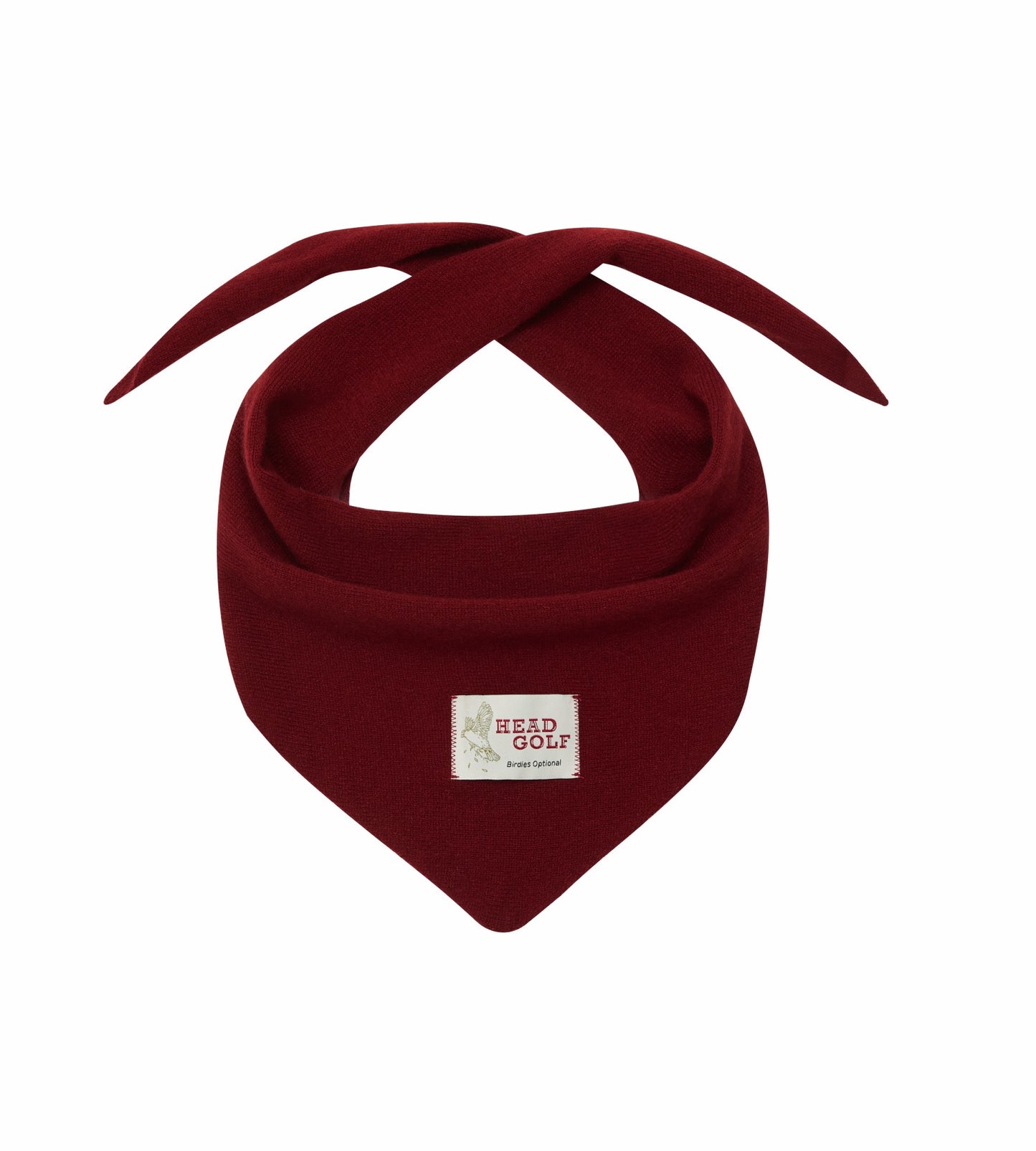 Head Golf Wool Triangle Scarf - SAVVY RED