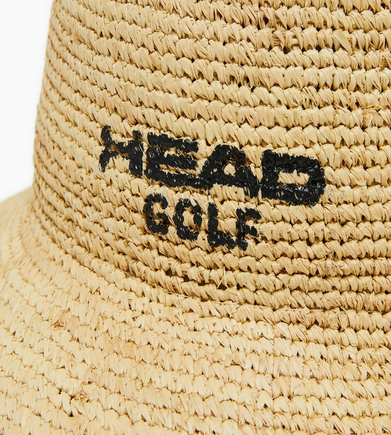 Head Golf Raffia Bucket Hat - NATURAL RAFFIA