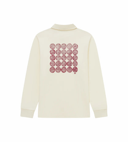 Head Golf Mens Thermal Henley - Red/Cream