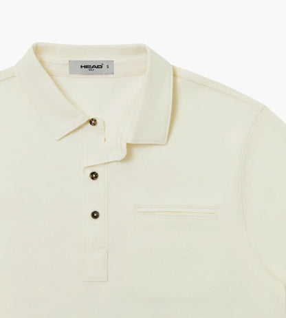 Head Golf Mens Thermal Henley - Cream