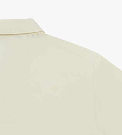 Head Golf Mens Roll Sleeve Polo - cream