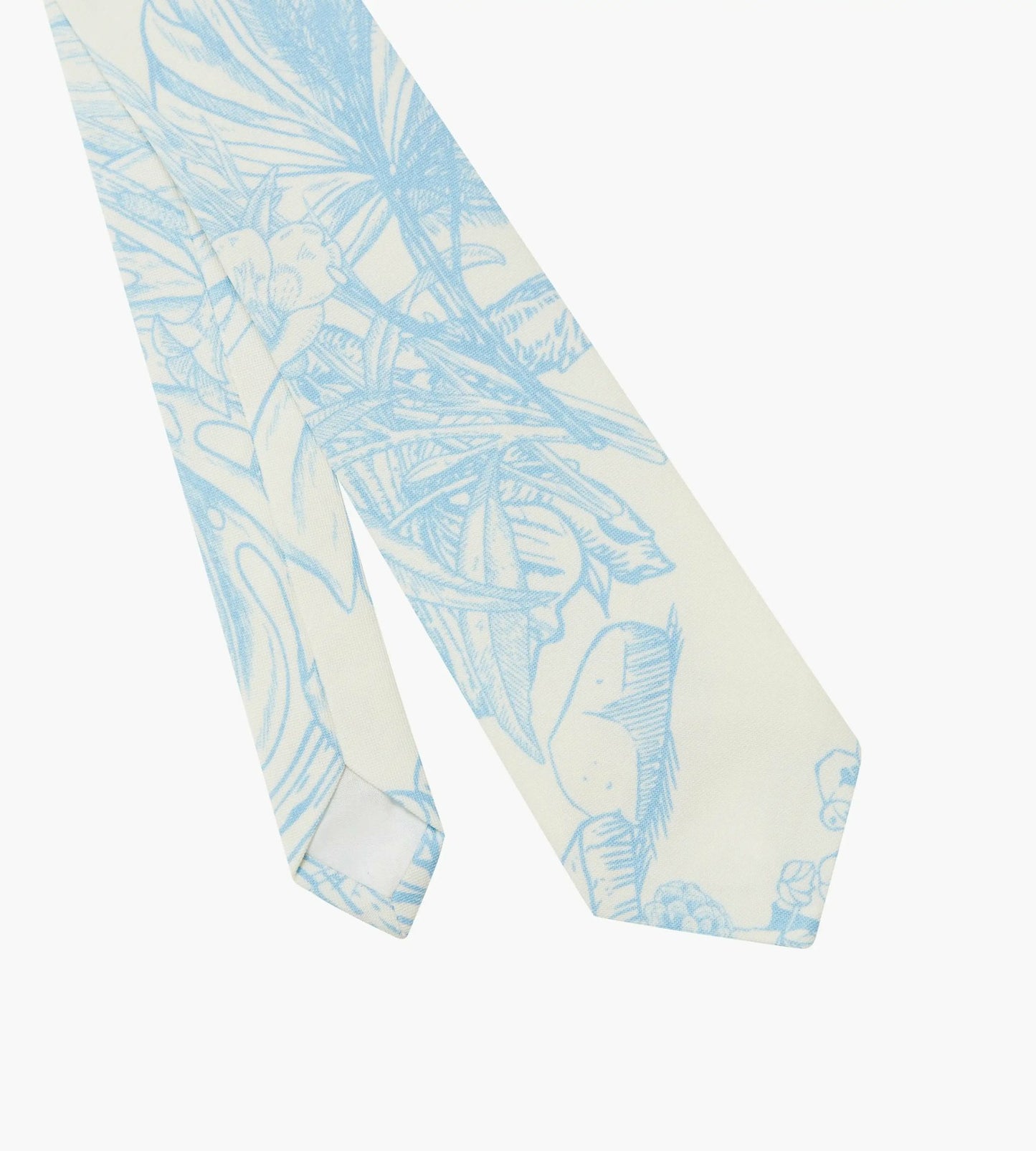 Head Golf Necktie - Blue-Botanical