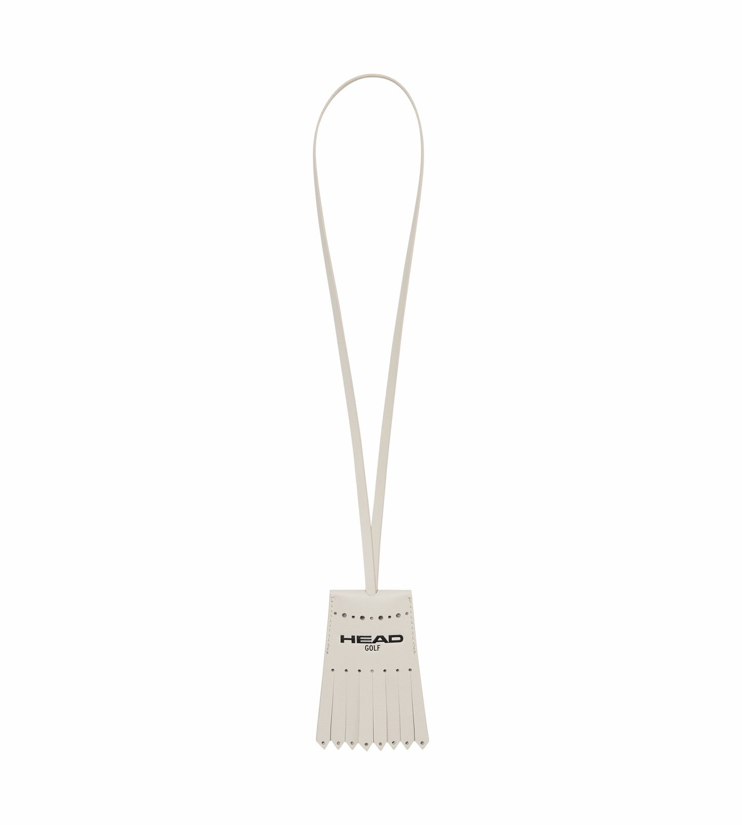 Head Golf Kiltie Keychain - White
