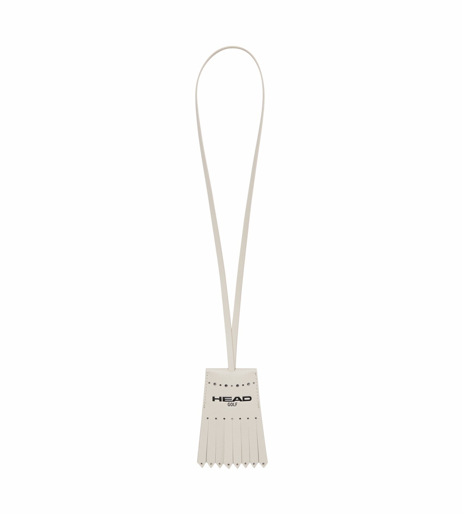 Head Golf Kiltie Keychain - White