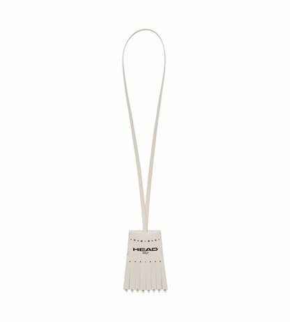 Head Golf Kiltie Keychain - White