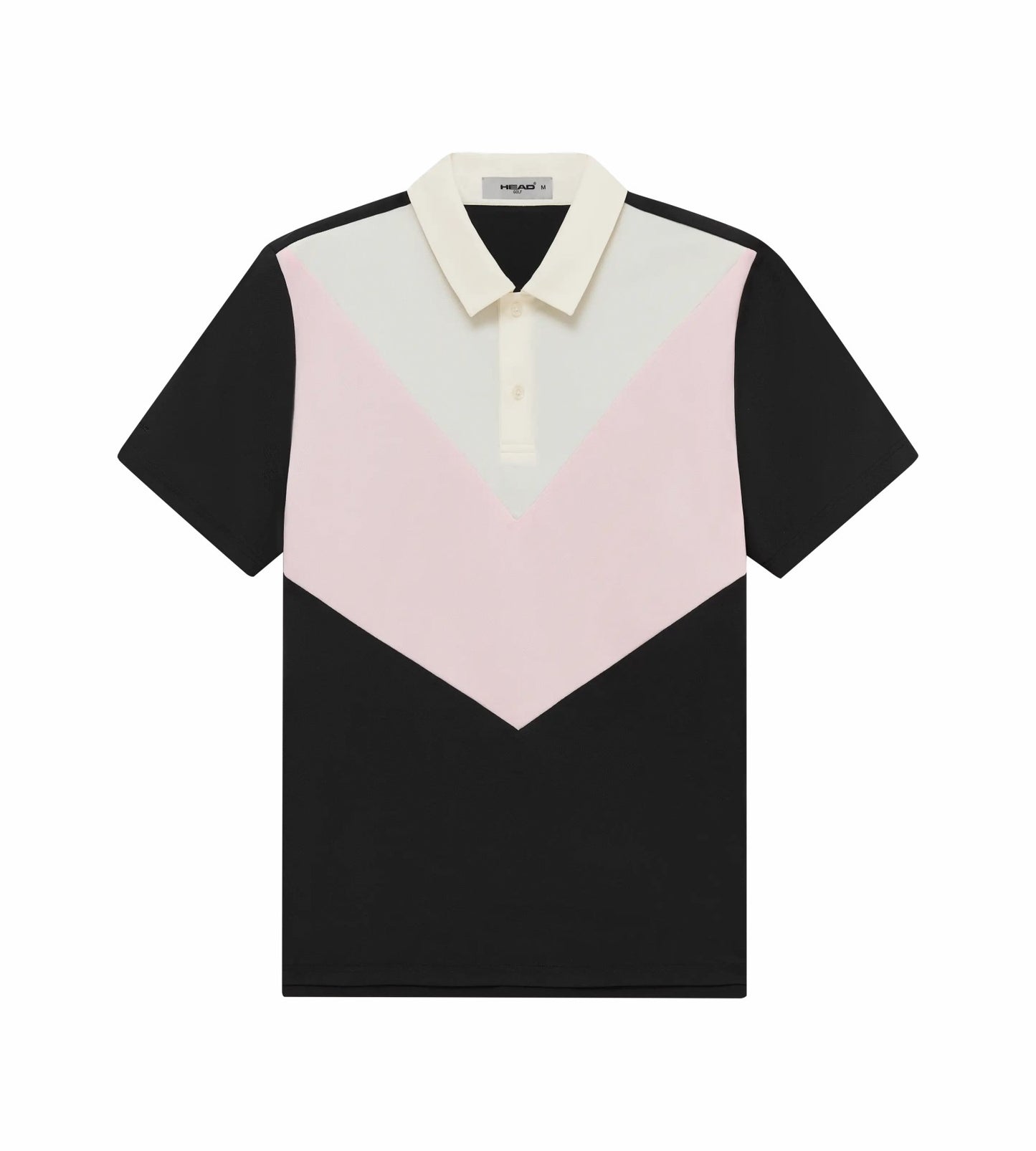 Head Golf Mens Color Block Polo - Pink