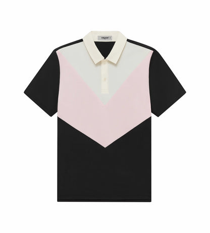 Head Golf Mens Color Block Polo - Pink