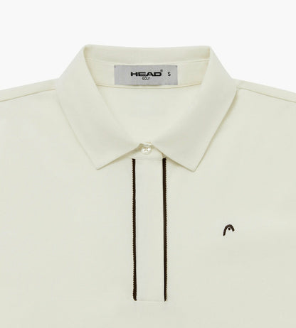 Head Golf Womens Tech Pique Polo - Cream
