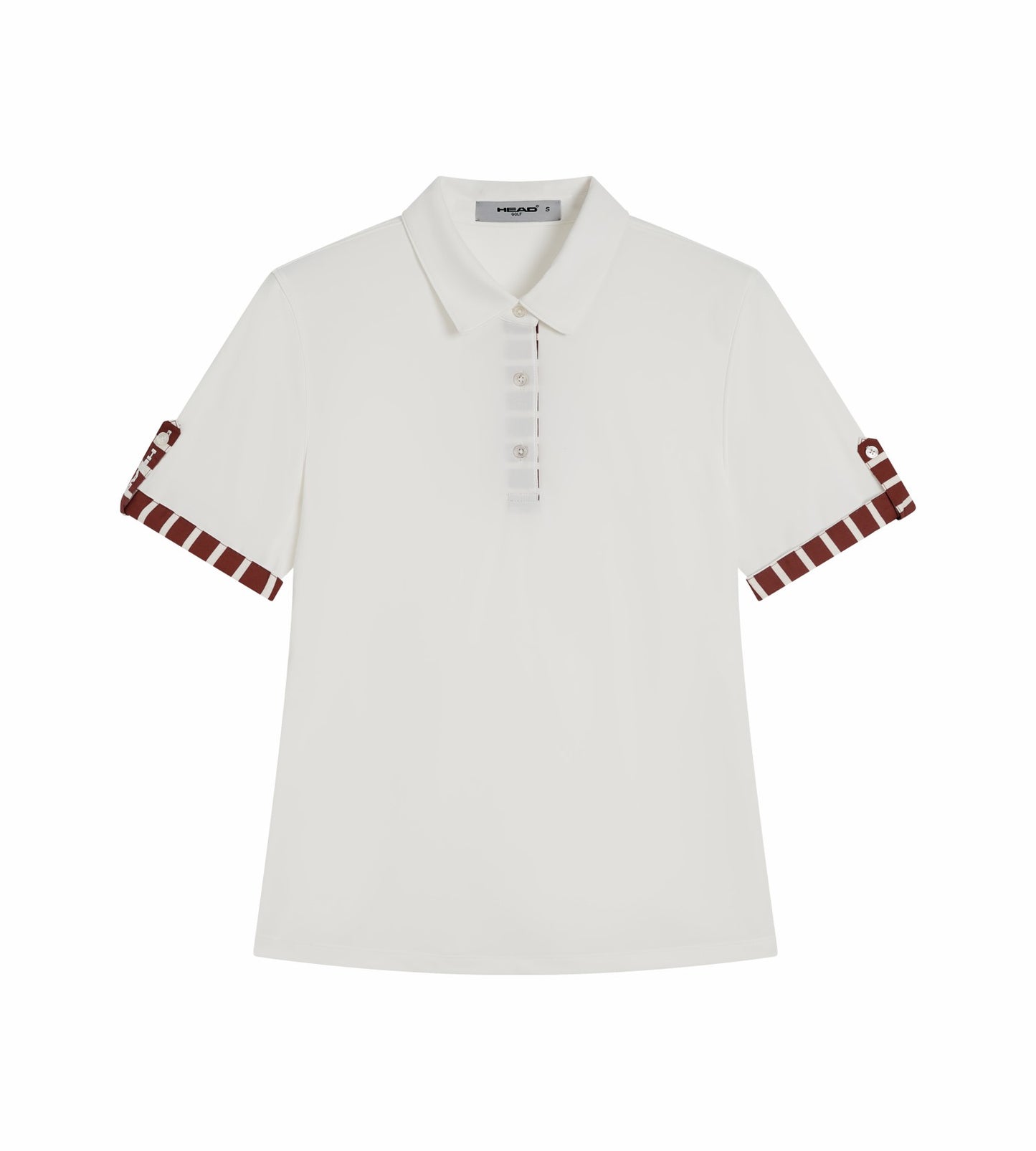Head Golf Roll Sleeve Polo - White