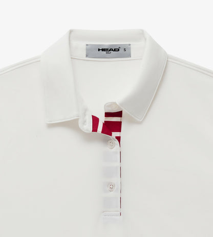 Head Golf Roll Sleeve Polo - White