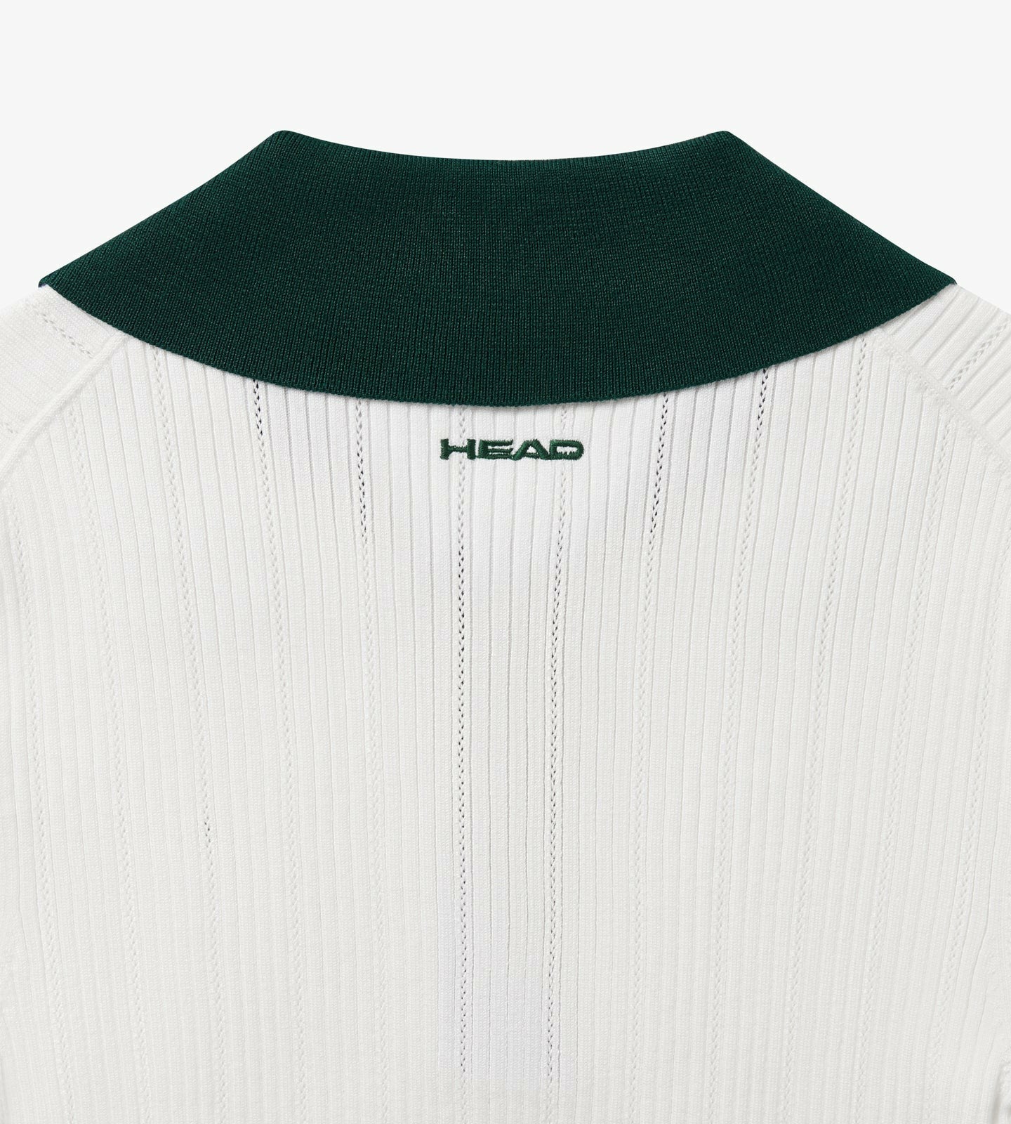 Head Golf Long Sleeve Pointelle Knit Polo - White