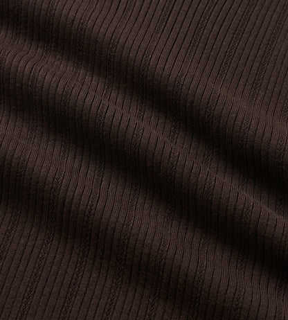 Head Golf V Neck Pointelle Knit Polo - Brown