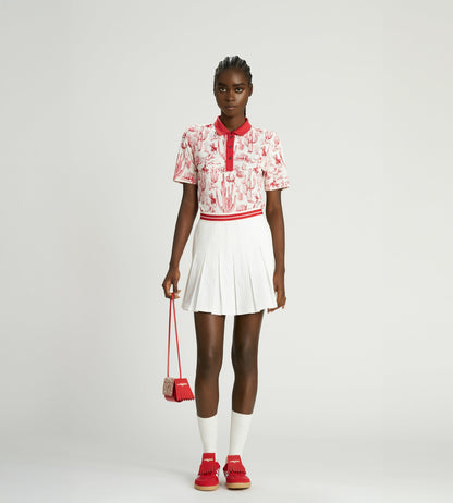 Head Golf Printed Polo - Red-Cactus