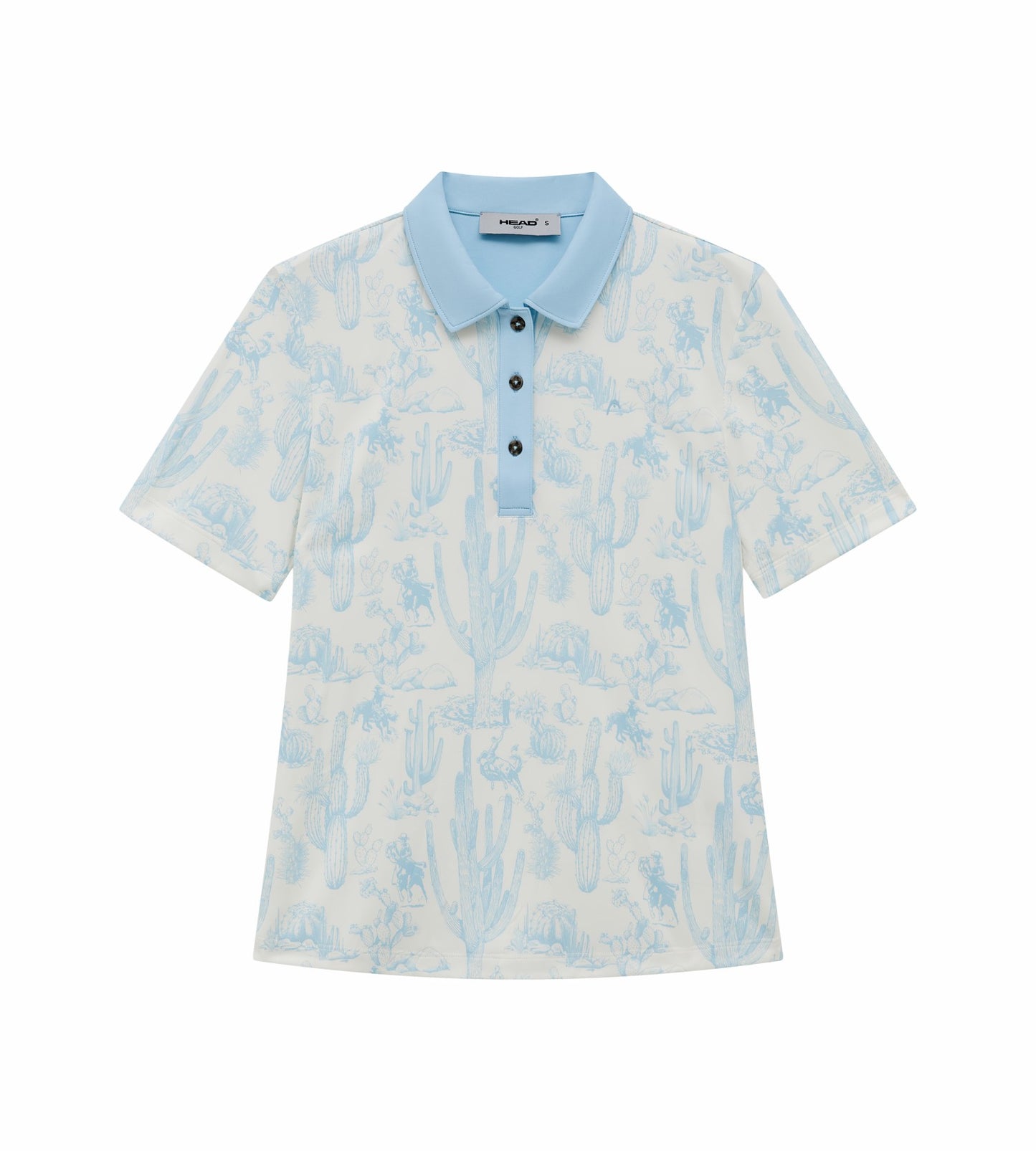 Head Golf Printed Polo - Blue