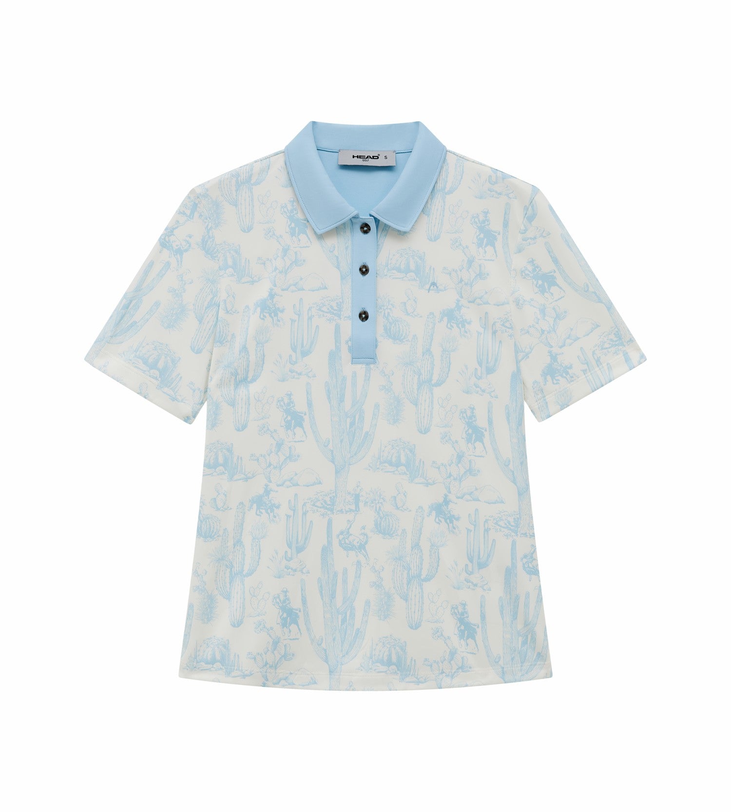 Head Golf Printed Polo - Blue