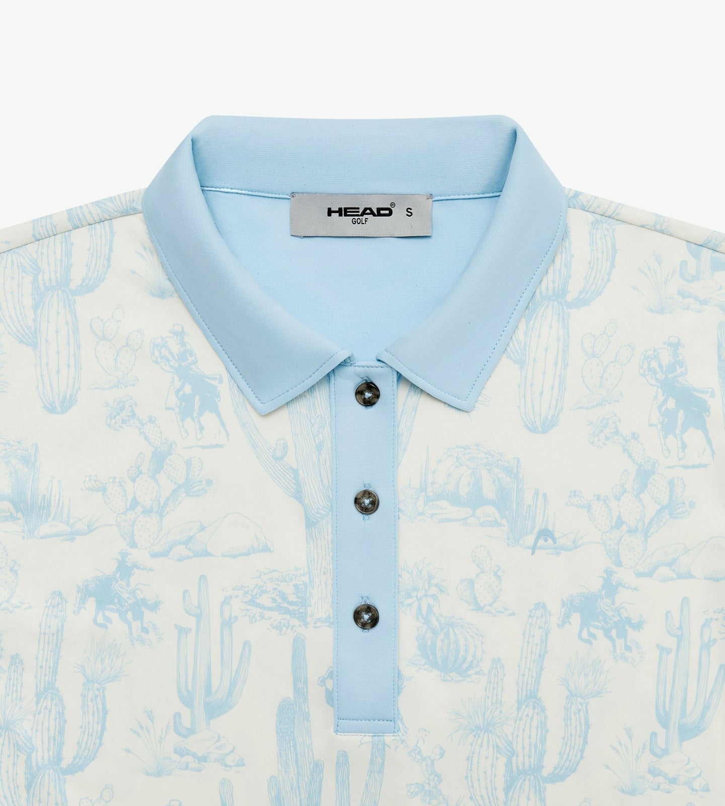 Head Golf Printed Polo - Blue