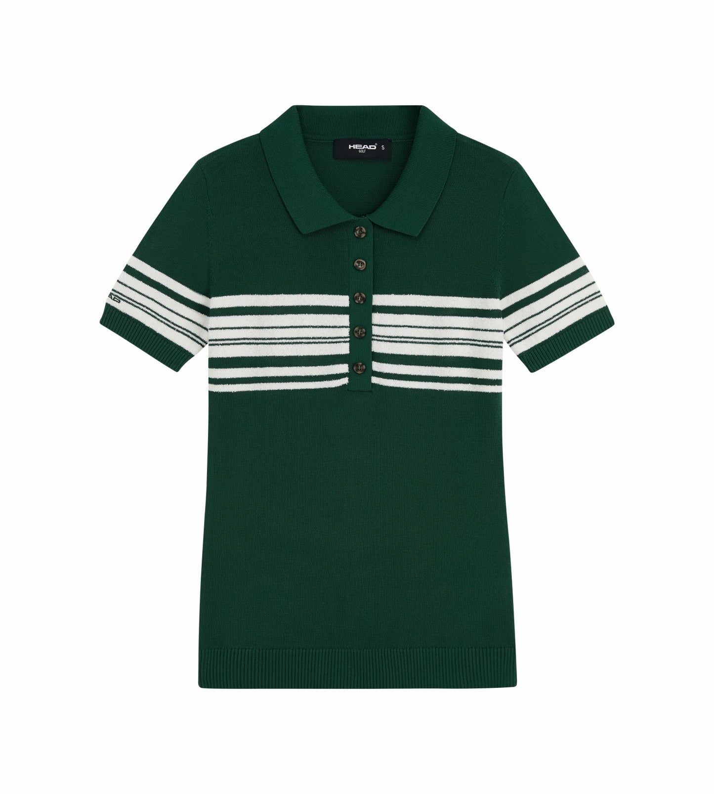 Head Golf Stripe Knit Polo - Green