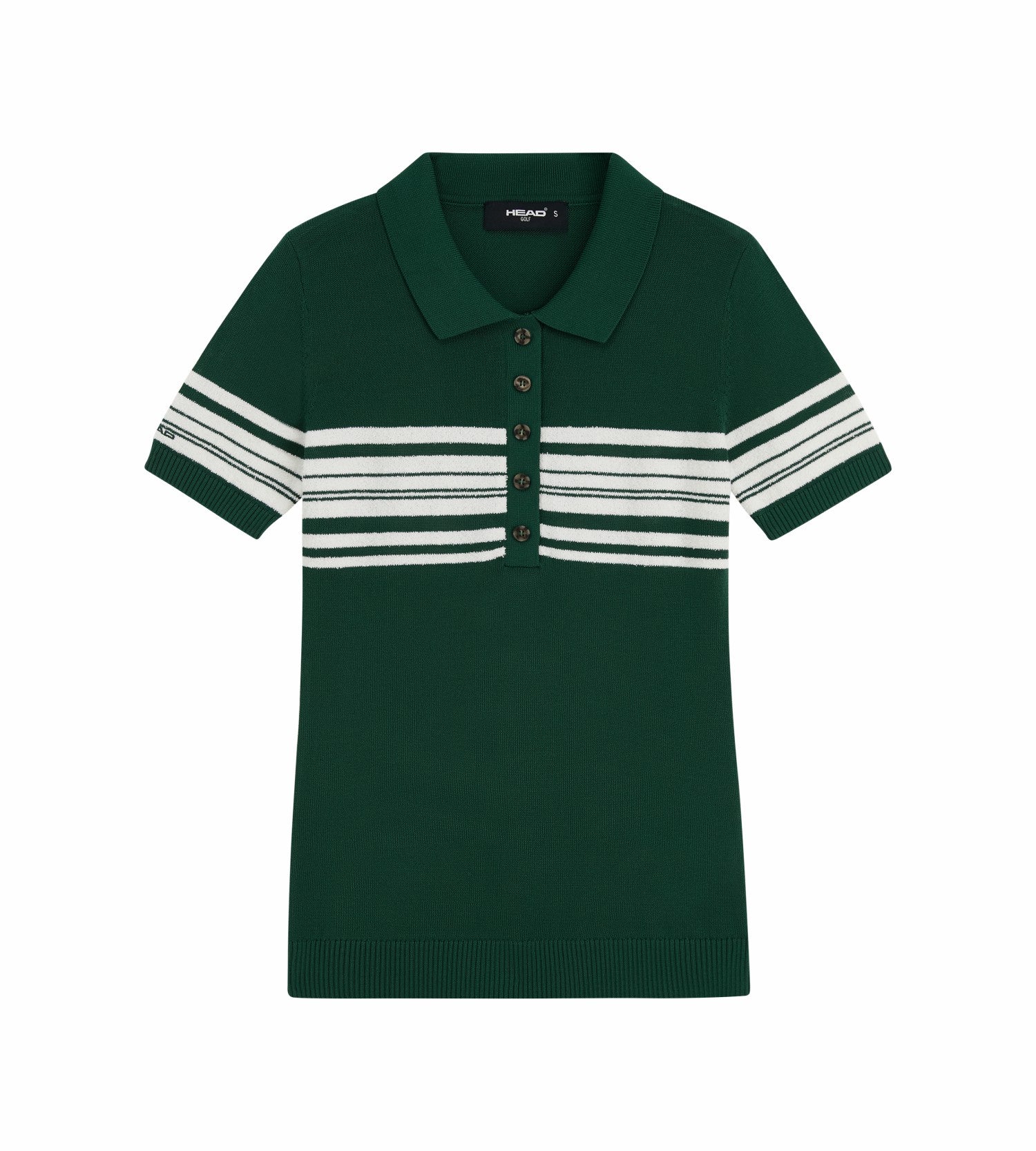 Head Golf Stripe Knit Polo - Green