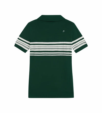 Head Golf Stripe Knit Polo - Green