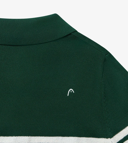 Head Golf Stripe Knit Polo - Green