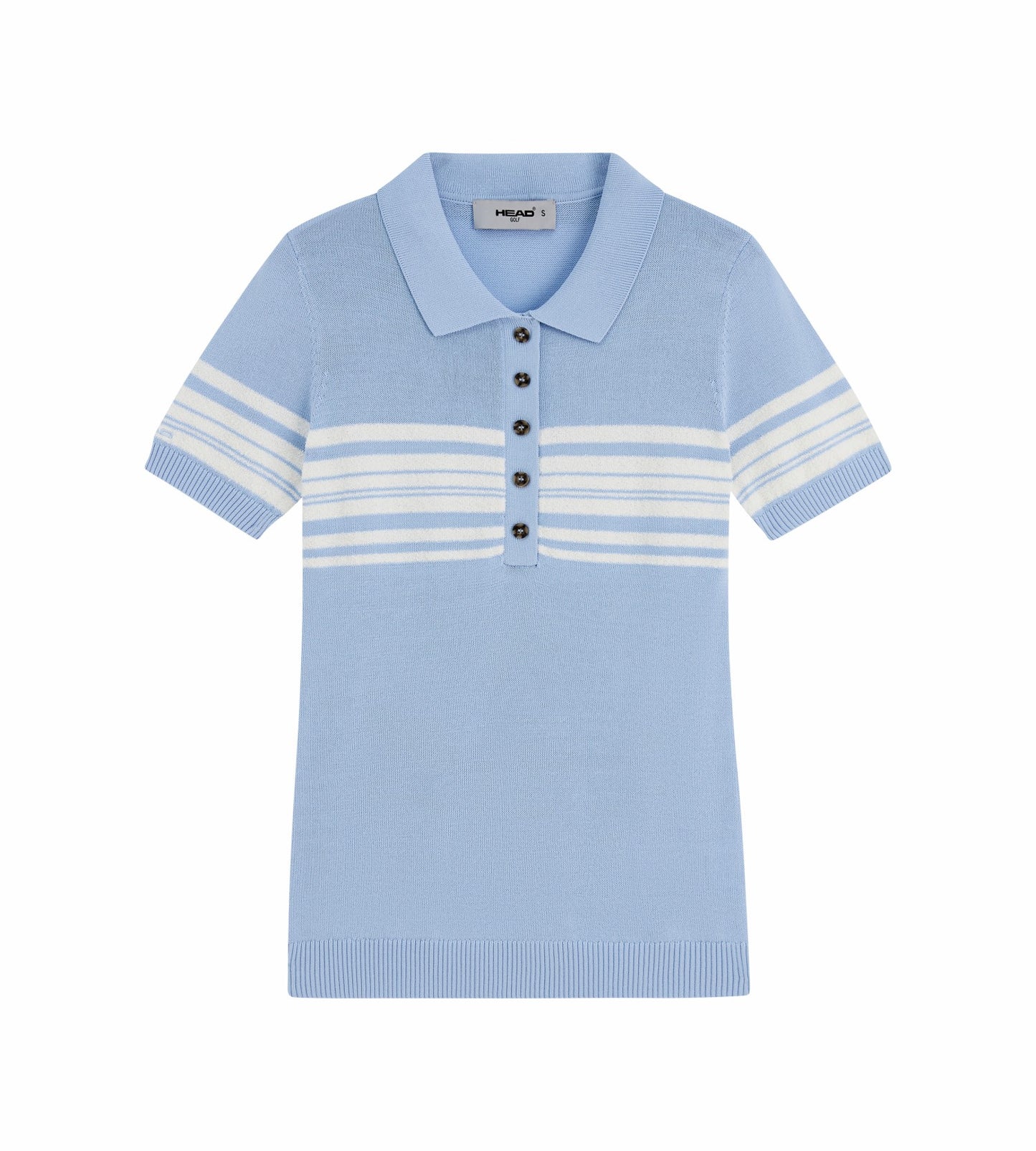 Head Golf Stripe Knit Polo - Blue