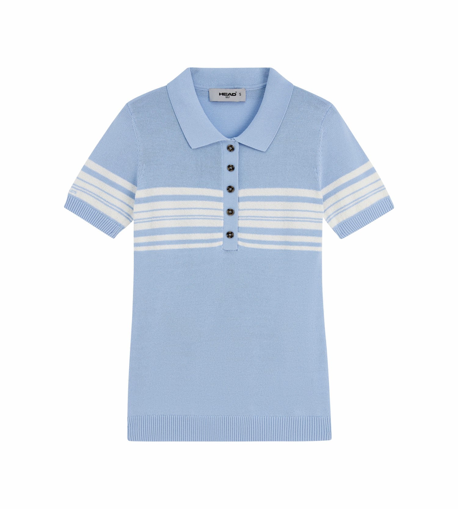 Head Golf Stripe Knit Polo - Blue