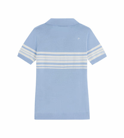 Head Golf Stripe Knit Polo - Blue