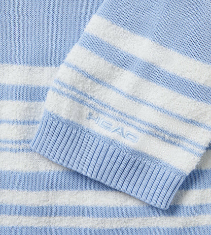 Head Golf Stripe Knit Polo - Blue