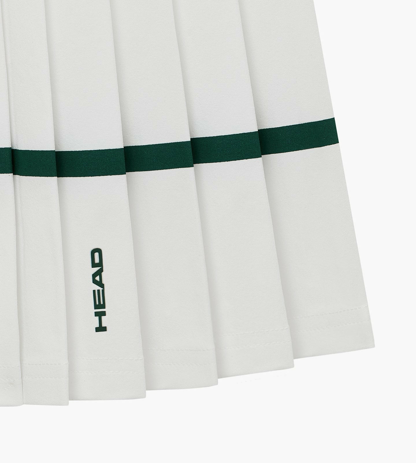 Head Golf Knife Pleat Skirt - White