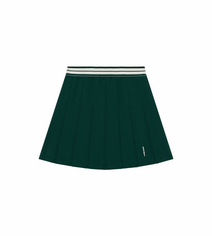 Head Golf Box Pleat Skirt - Green