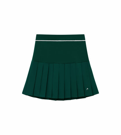 Head Golf Mixed Media Knit Skirt - Green