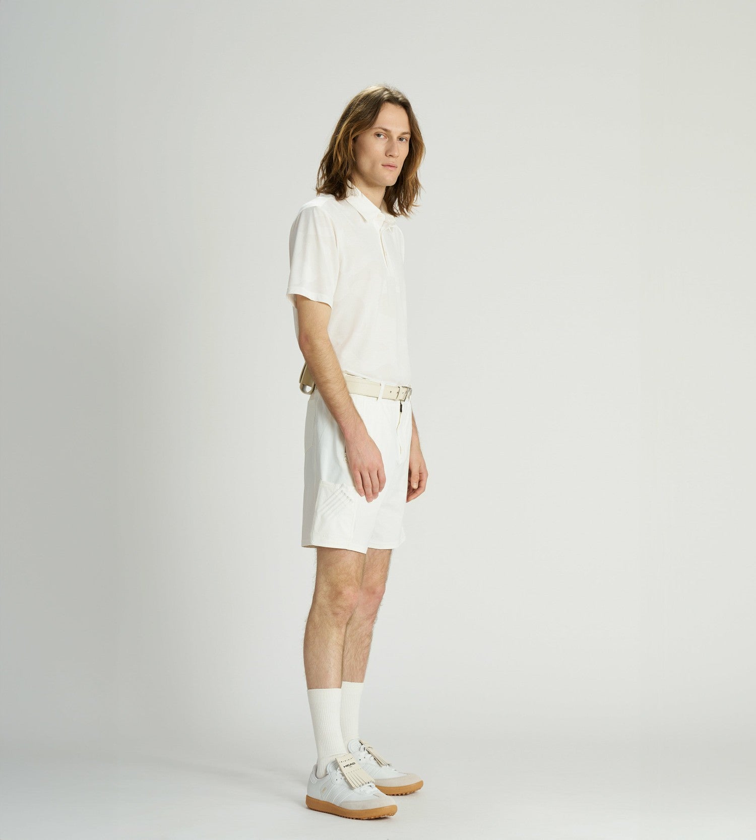 Head Golf Jacquard Knit Polo - White