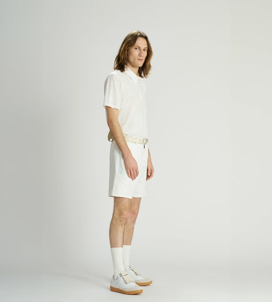 Head Golf Jacquard Knit Polo - White
