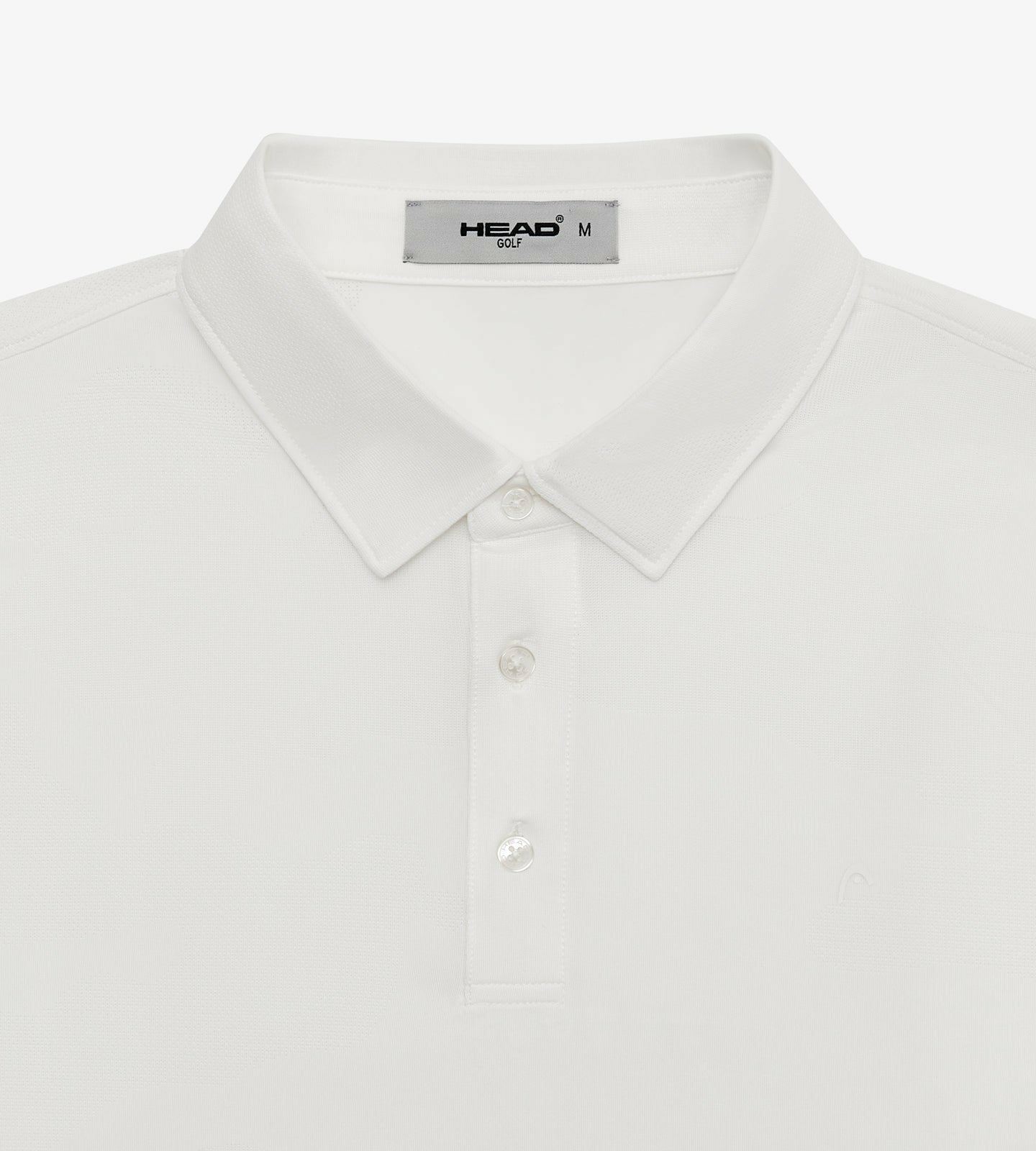 Head Golf Jacquard Knit Polo - White