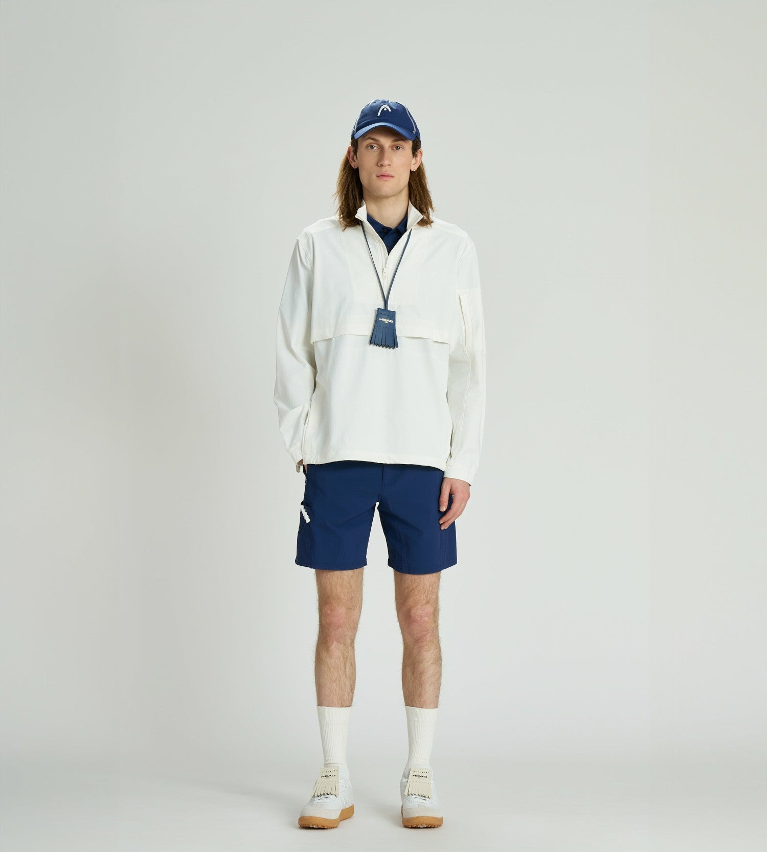 Head Golf Jacquard Knit Polo - Navy