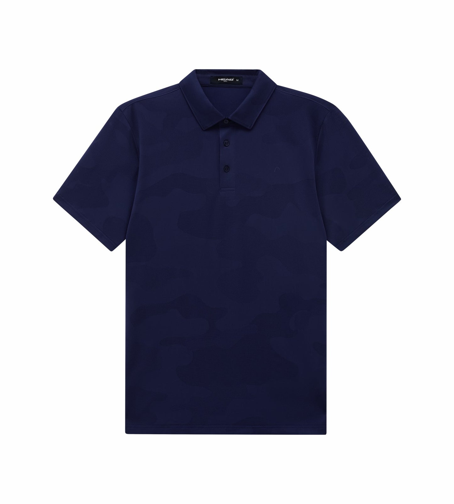 Head Golf Jacquard Knit Polo - Navy