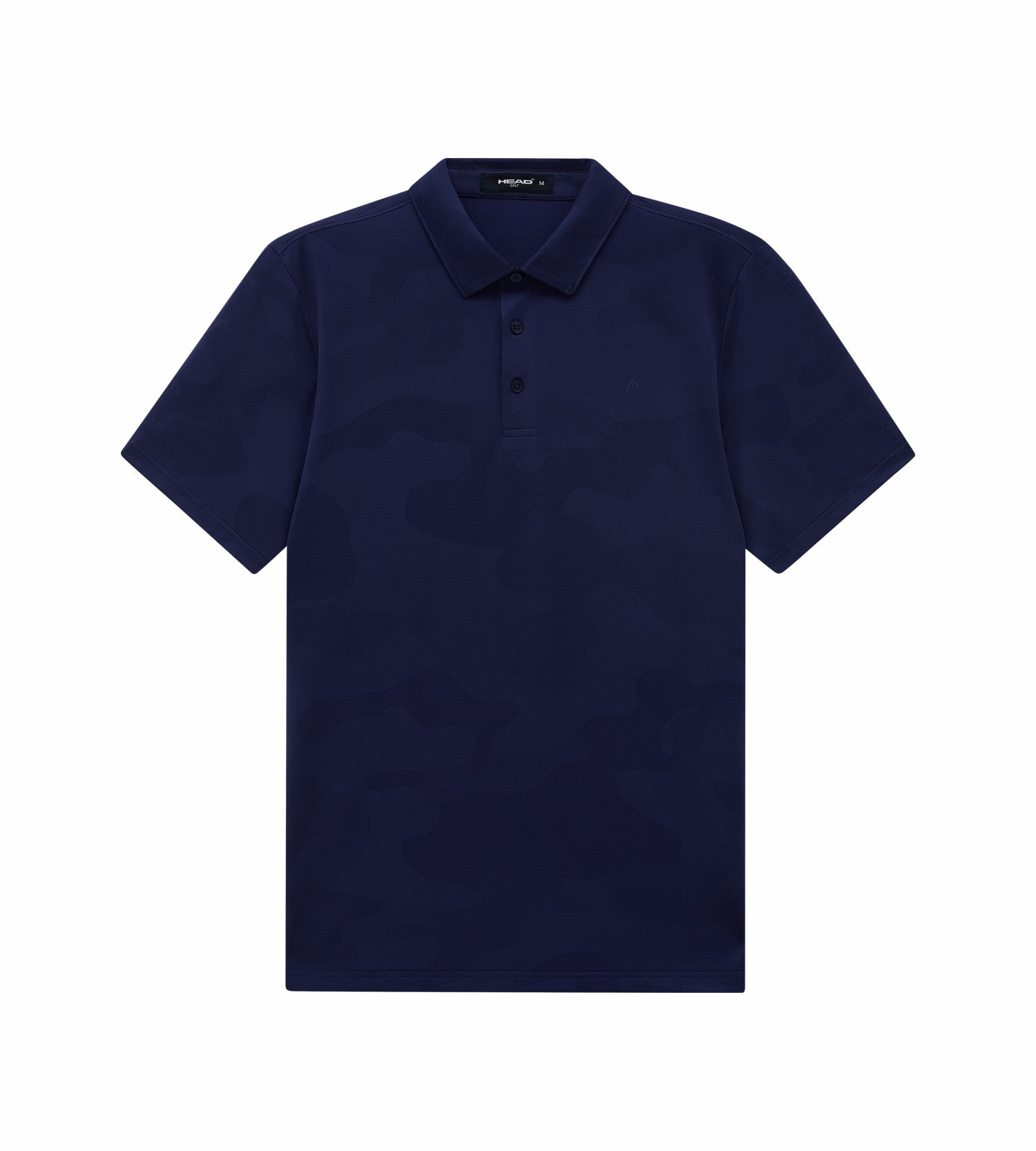 Head Golf Jacquard Knit Polo - Navy