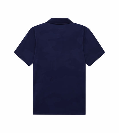 Head Golf Jacquard Knit Polo - Navy