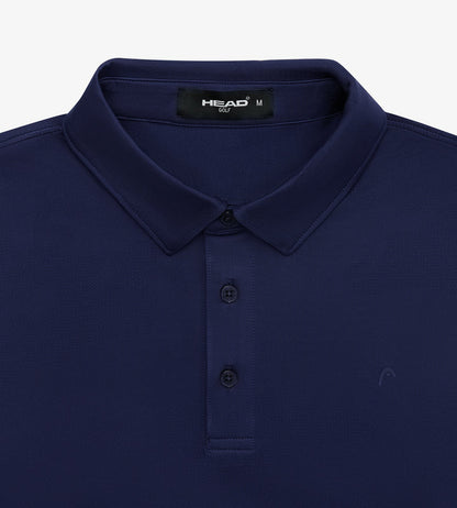 Head Golf Jacquard Knit Polo - Navy