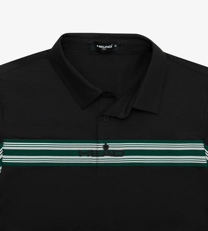 Head Golf Chest Tape Polo - Black