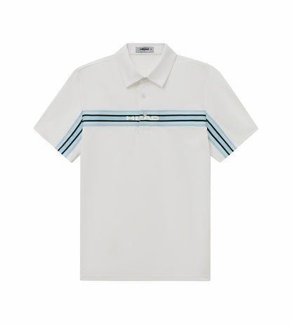 Head Golf Chest Tape Polo - White