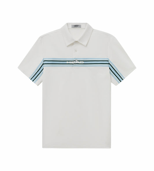 Head Golf Chest Tape Polo - White