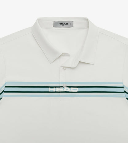 Head Golf Chest Tape Polo - White