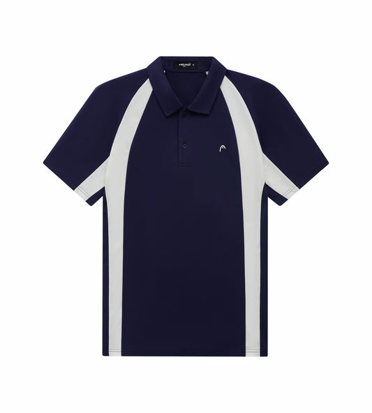 Head Golf Color Block Raglan Polo - Navy