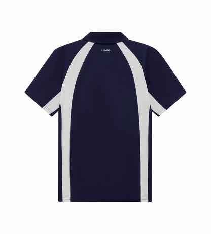 Head Golf Color Block Raglan Polo - Navy