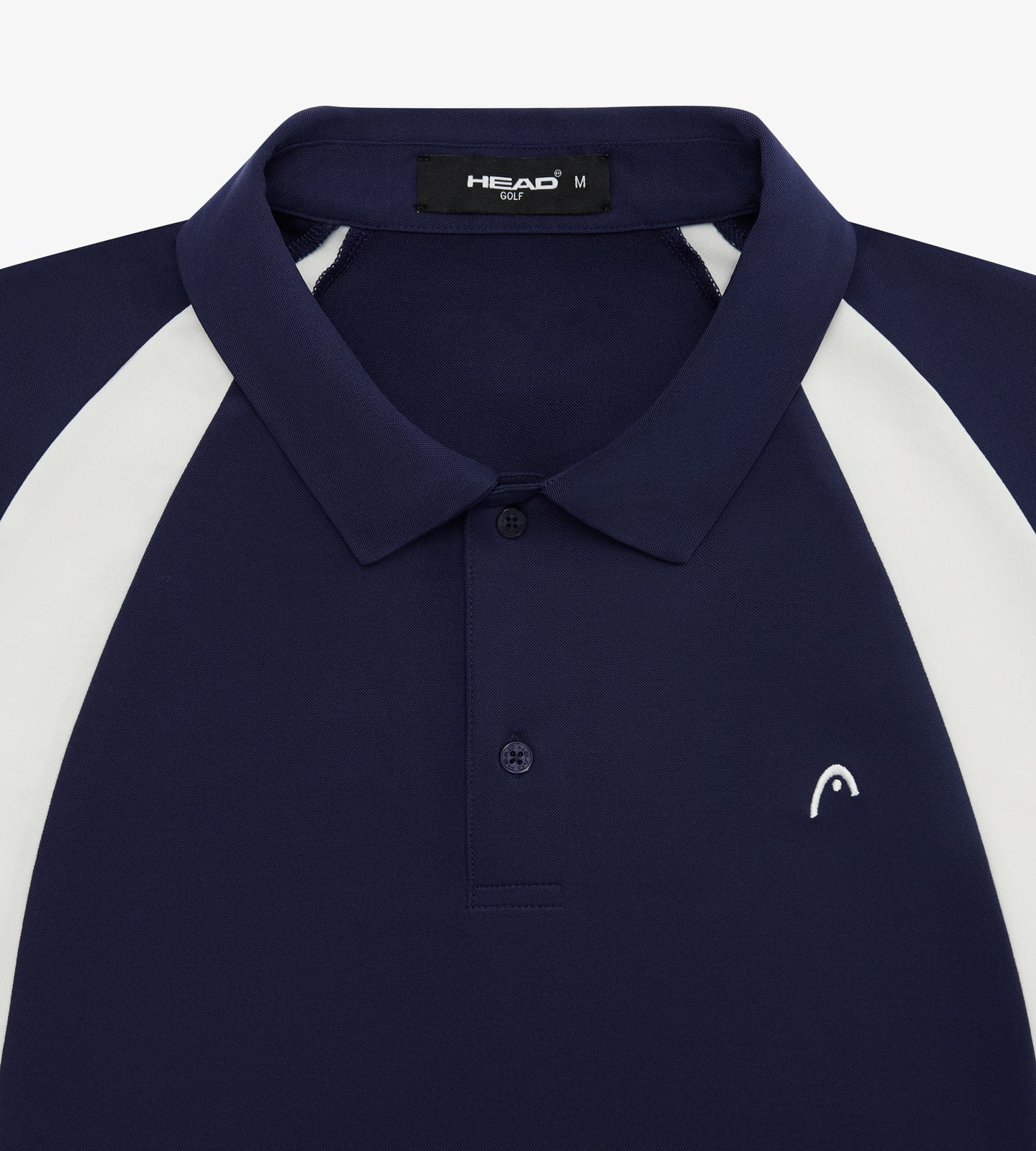 Head Golf Color Block Raglan Polo - Navy